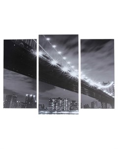 Модульная картина Чёрно белый мост 2 25х52 1 30х60 60х80 см Nnb