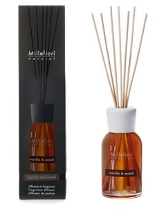 Аромадиффузор с палочками 250 мл ваниль и дерево 7dddv Millefiori milano