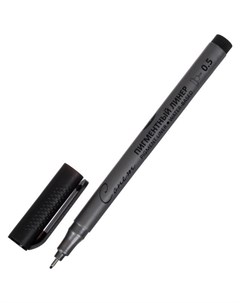 Ручка капиллярная для черчения ЗХК Сонет линер 0 5 мм цвет чёрный Невская палитра