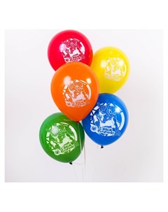 Воздушные шары С днем рождения человек паук 5 шт 12 Marvel comics