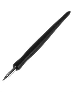 Ручка держатель для пера деревянная с пером Невская палитра