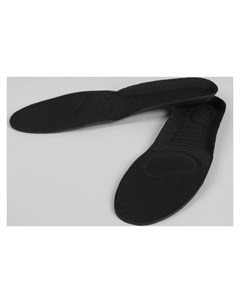 Стельки для обуви универсальные спортивные 34 46 р р пара цвет чёрный Onlitop
