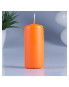 Свеча пеньковая ароматическая Апельсин 4 х 9 см Омский свечной