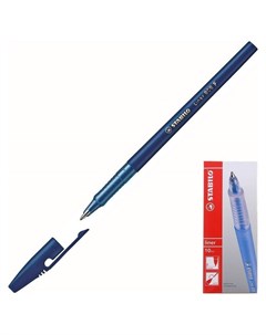 Ручка шариковая Liner 808 0 5 мм стержень синий Stabilo