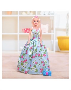 Кукла модель Лида в платье Кнр игрушки