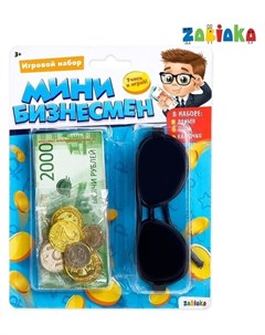 Игровой набор с деньгами и очками Мини бизнесмен Zabiaka