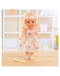 Кукла Оля в платье с аксессуаром Кнр игрушки