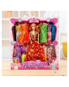 Кукла модель Нелли с набором платьев Кнр игрушки