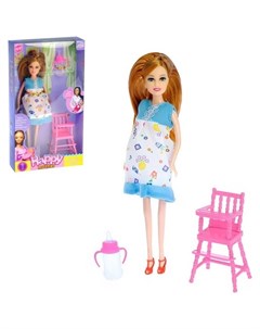 Кукла модель Рита беременная с аксессуарами Кнр игрушки