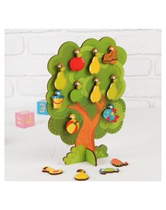 Сортер дерево Что на дереве растет Woodlandtoys