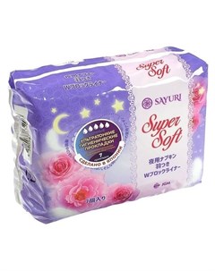 Ночные гигиенические прокладки Super Soft 32 см 7 шт Sayuri