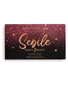 Палетка теней для век Sebile Night 2 Night Makeup revolution
