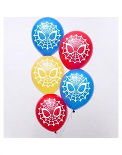 Воздушные шары Spider man человек паук 12 дюйм Набор 25 шт Marvel comics