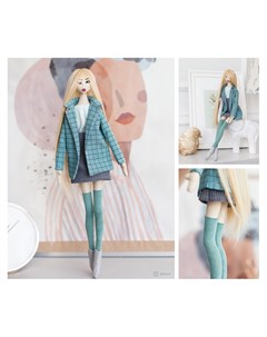 Мягкая кукла Лина набор для шитья 22 4 5 2 15 6 см Арт узор