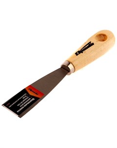 Шпательная лопатка из углеродистой стали 30 мм деревянная ручка Sparta