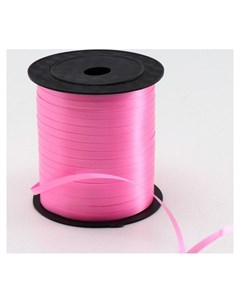 Лента упаковочная простая цвет розовый 0 5 см х 225 м Nnb