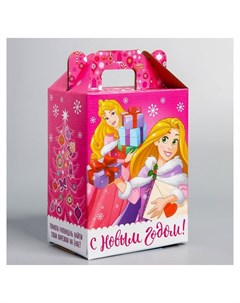 Подарочная коробка С новым годом принцессы 16 х 21 х 10 см Disney