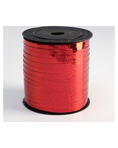 Лента упаковочная голография красный 5 мм х 225 м Nnb