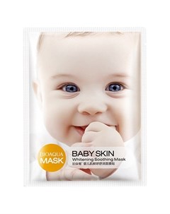 Успокаивающая тканевая маска Вaby skin для лица с эффектом лифтинга Bioaqua