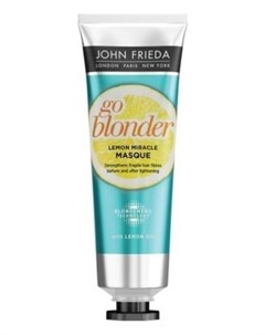 Укрепляющая маска для ослабленных волос Sheer Blond Go Blonder Lemon Miracle John frieda