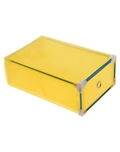 Короб для хранения выдвижной Моно 31 20 10 5 см цвет жёлтый Nnb