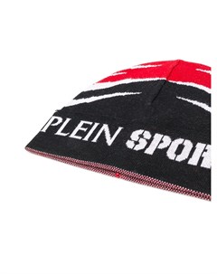 Plein sport шапка бини с узором интарсия Plein sport