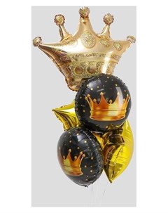 Букет из шаров Король вечеринки фольга набор из 5 шт Nnb