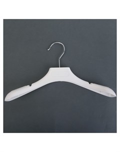 Вешалка плечики для одежды детская размер 32 34 широкие плечи цвет белый Nnb