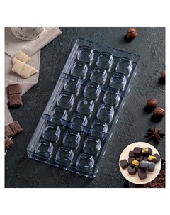 Форма для шоколада Куб 21 ячейка Nnb