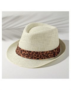 Шляпа женская Леопард размер 56 58 Minaku