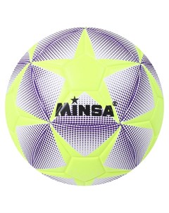 Мяч футбольный 12 панелей Tpu машинная сшивка размер 5 Minsa