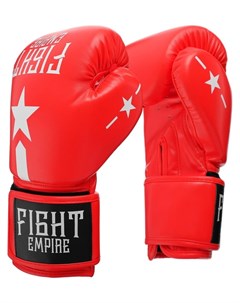 Перчатки боксёрские детские Fight Empire 4 унций цвет красный Кнр