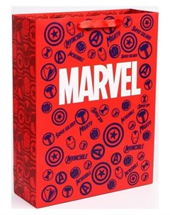 Пакет ламинат вертикальный Marvel мстители 31х40х11 см Marvel comics