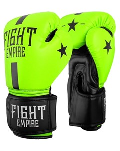 Перчатки боксёрские Fight Empire 10 унций цвет салатовый Кнр
