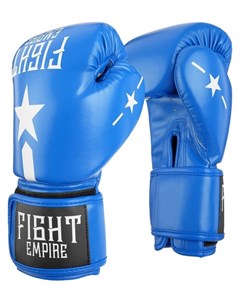 Перчатки боксёрские детские Fight Empire 6 унций цвет синий Кнр