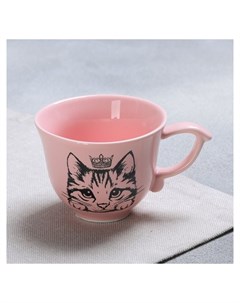 Чашка Кошка 150 мл Цвет розовый Nnb