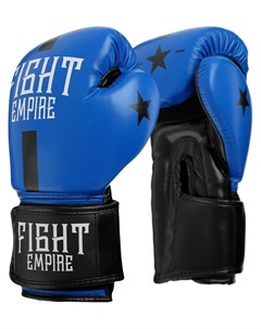Перчатки боксёрские Fight Empire 10 унций цвет синий Кнр