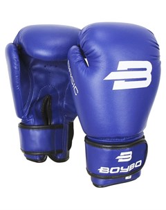 Перчатки боксёрские Basic к з 14 OZ цвет синий Boybo