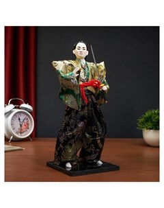 Кукла коллекционная Самурай в кимоно и с повязкой Nnb
