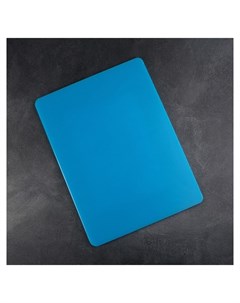 Доска разделочная 40 30 см толщина 1 2 см цвет синий Nnb