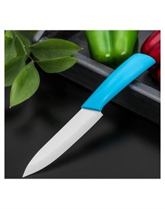 Нож кухонный керамический Симпл лезвие 12 5 см ручка Soft Touch Nnb
