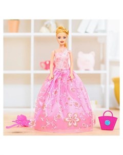 Кукла модель Яна в платье с аксессуарами Кнр игрушки