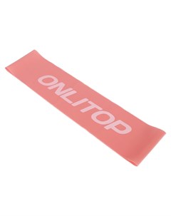 Фитнес резинка 30 5 х 7 6 х 0 35 см нагрузка до 3 кг цвет розовый Onlitop
