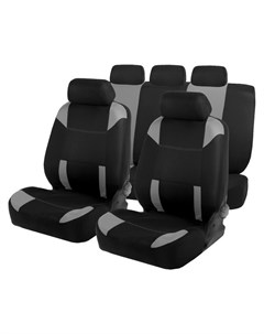 Авточехлы на сиденья Premium универсальные 9 предметов чёрно серый Av 37 Torso