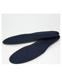 Стельки для обуви универсальные спортивные 34 46 р р пара цвет тёмно синий Onlitop