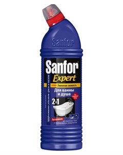Средство чистящее для ванн 2в1 Лимонная свежесть Sanfor