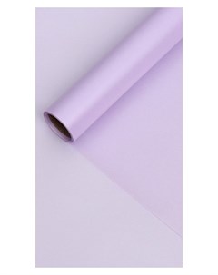 Бумага тишью водоотталкивающая с ламинацией цвет бледно фиолетовый 58 см х 5 м 75 микрон Nnb
