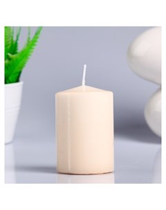 Свеча цилиндр ароматическая Капучино 5 6х8 см Nnb