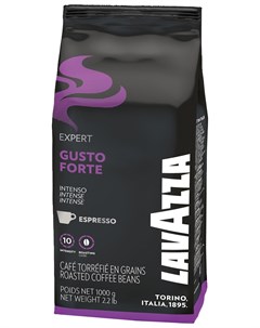 Кофе в зернах Gusto Forte Expert 1000 г вакуумная упаковка 2868 Lavazza