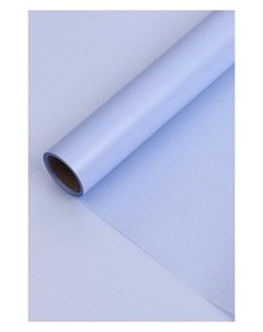 Бумага тишью водоотталкивающая с ламинацией цвет голубой лёд 58 см х 5 м 75 микрон Nnb